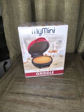 MyMini Griddle in Red and Black